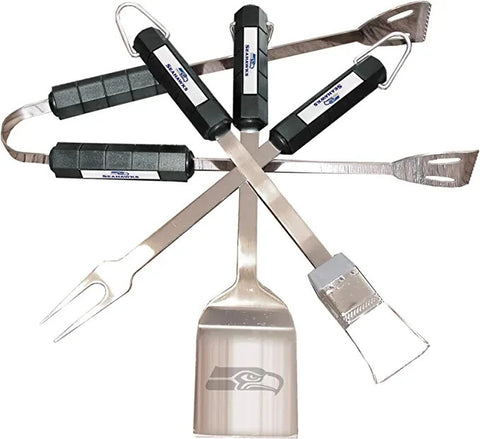 Seahawks 4-Piece BBQ Set