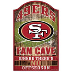 49ers Wood Sign 11x17 Fan Cave