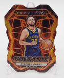 Warriors Stephen Curry 2023-24 Panini Obsidian No.14 Volcanix Case Hit Single Card