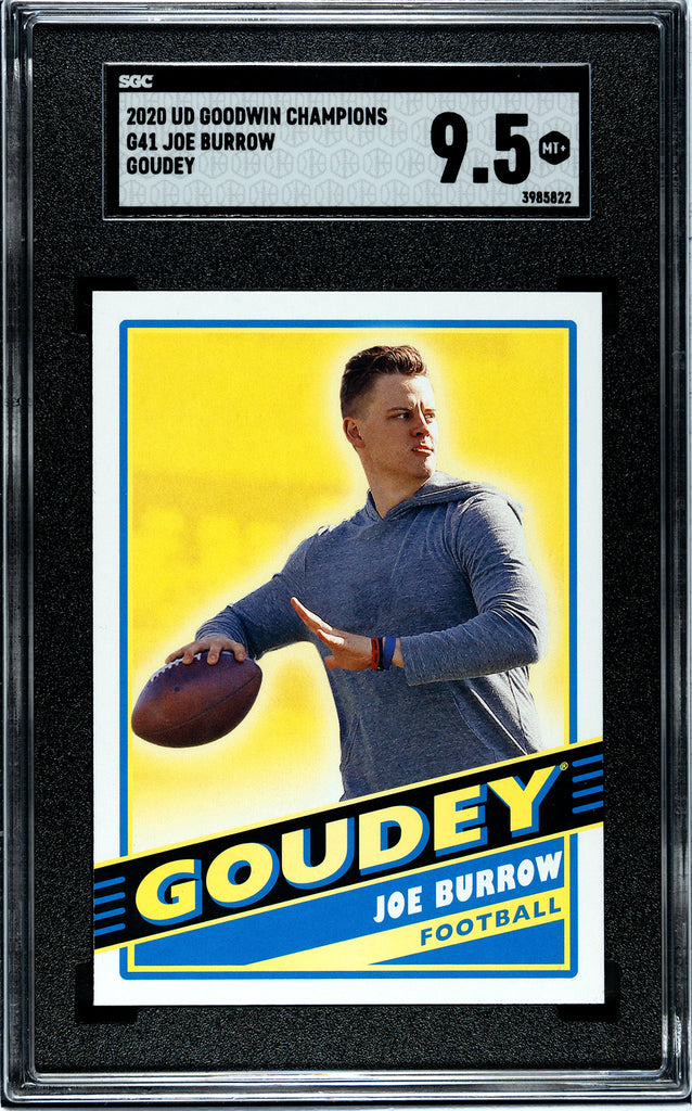 joe burrow graded card Bengals Joe Burrow 2020 Upper Deck Goodwin Champions No.G41 Goudey SGC – JP Sports
