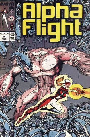 Alpha Flight Issue #56 March 1988 Comic Book