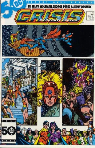 Crisis on Infinite Earths Issue #11 February 1986 Comic Book