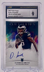 Eagles DeVonta Smith 2021 Panini Origins No.RA-DS CSG Graded 9 Autographed Rookie Single Card