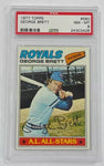 Royals George Brett 1977 Topps No.580 PSA Graded 8 Single Card