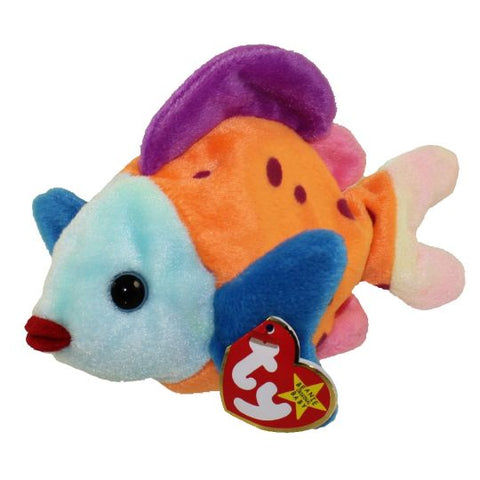 TY Beanie Baby 8" - Lips the Fish 1999