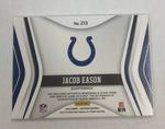 Colts Jacob Eason 2020 Panini Certified FOTL #02/15 Autographed Relic Rookie Single Card