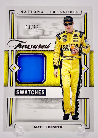 Matt Kenseth 2024 Panini National Treasures No.TS-MKT #63/99 Relic Single Card