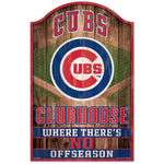 Cubs Wood Sign 11x17 Clubhouse