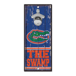 Gators 5x11 Wood Bottle Opener Sign