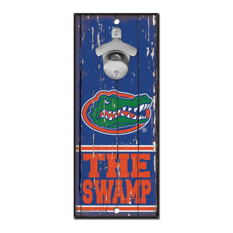 Gators 5x11 Wood Bottle Opener Sign