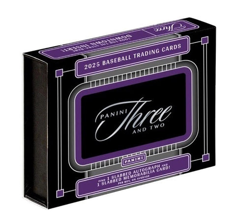 2025 Panini Three & Two MLB Hobby Box