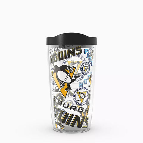 Penguins 16oz All Over Tervis w/ Lid