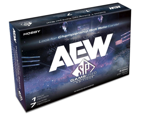 2025 Upper Deck SP Game Used AEW Hobby Box