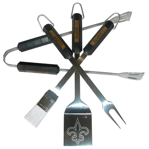 Saints 4-Piece BBQ Set