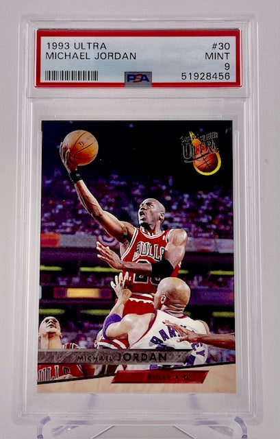 Bulls Michael Jordan 1993 Fleer Ultra No.30 PSA Graded 9 Single Card – JP  Sports