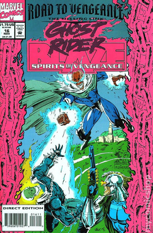 Ghost Rider and Blaze: Spirits of Vengeance Issue #16 November 1993 Comic Book