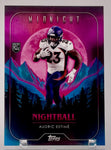 Broncos Audric Estime 2024 Topps Midnight No.NB-12 Rookie Single Card