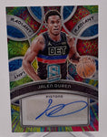 Pistons Jalen Duren 2023-24 Panini Spectra No.RS-JDR #09/25 Autographed Single Card