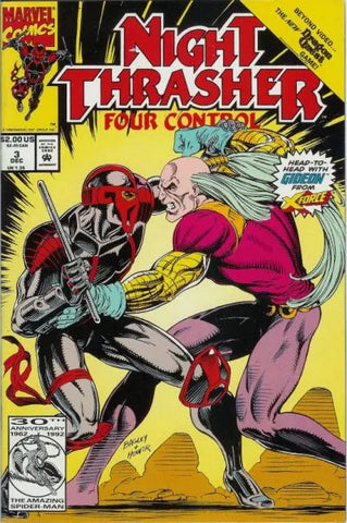 Night Thrasher: Four Control Issue #3 December 1992 Comic Book