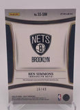 Nets Ben Simmons 2023-24 Panini Select No.SS-SIM #16/49 Autographed Single Card