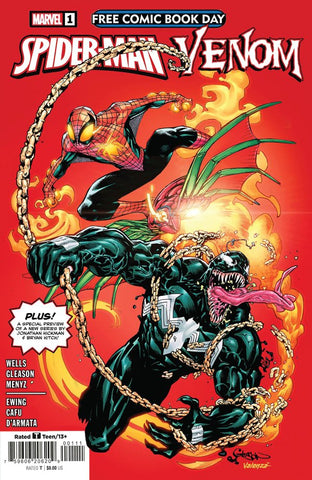 Free Comic Book Day 2023: Spider-Man/Venom #1 May 2023 Comic Book