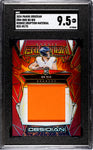 Broncos Bo Nix 2024 Panini Obsidian No.ERM-BNX #49/75 SGC Graded 9.5 Relic Rookie Single Card