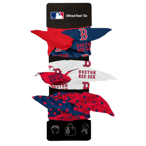 Red Sox 3-Pack Wired Hair Tie Set