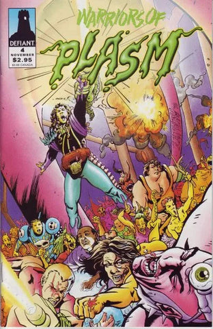Warriors of Plasm Issue #4 November 1993 Comic Book