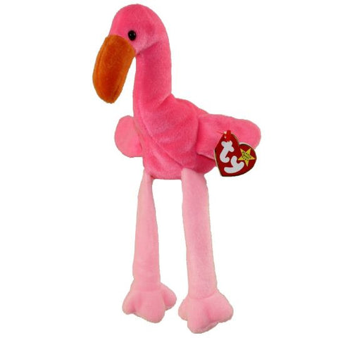 TY Beanie Baby 10" - Pinky the Pink Flamingo