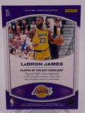 Lakers Lebron James 2023-24 Panini Player of the Day No.21 #28/50 Single Card