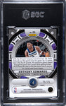 Timberwolves Anthony Edwards 2023-24 Panini Obsidian No.25 #25/25 Orbital Green Etch SGC Graded 10 Single Card