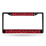 Buccaneers Laser Cut License Plate Frame Color Black