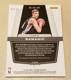 Spurs Luka Samanic 2019-20 Obsidian Basketball #31/75 Autographed Rookie Single Card