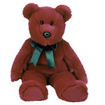 TY Beanie Baby Buddy 14" - Cranberry Teddy 1998