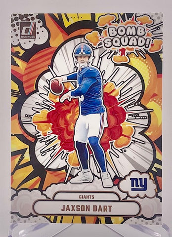 Giants Jaxson Dart 2025 Panini Donruss No.BS-JDT Single Card