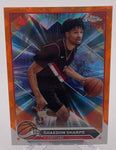 Trail Blazers Shaedon Sharpe 2023-24 Topps Chrome Sapphire No.71 #03/25 Single Card