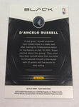 Timberwolves D'Angelo Russell 2019-20 Panini Black #19/65 Single Card