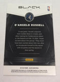 Timberwolves D'Angelo Russell 2019-20 Panini Black #19/65 Single Card