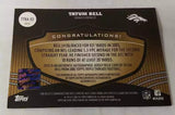 Broncos Tatum Bell 2006 Topps #05/09 Autographed Jersey Relic Single Card