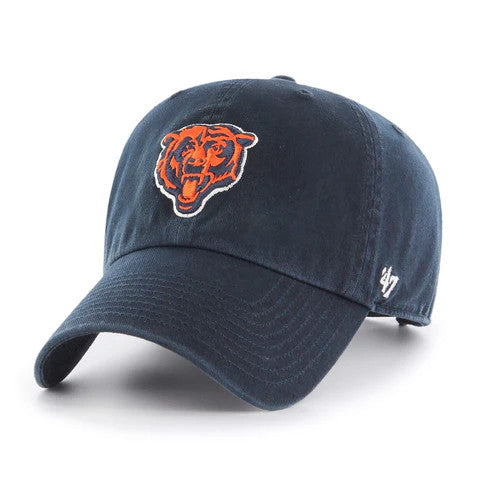 Bears Hat 47' Clean Up Historic Adjustable Navy Blue