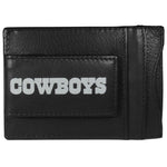 Cowboys Leather Cash & Cardholder Magnetic Name