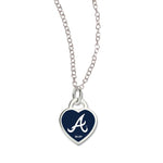 Braves Necklace w/ 3D Heart