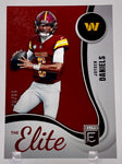 Commanders Jayden Daniels 2025 Panini Donruss Elite No.5 #12/99 Single Card