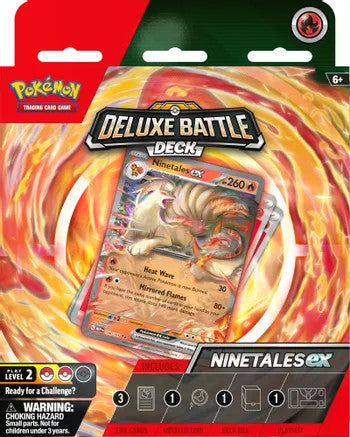 Pokemon EX Deluxe Battle Deck Box - Ninetales EX