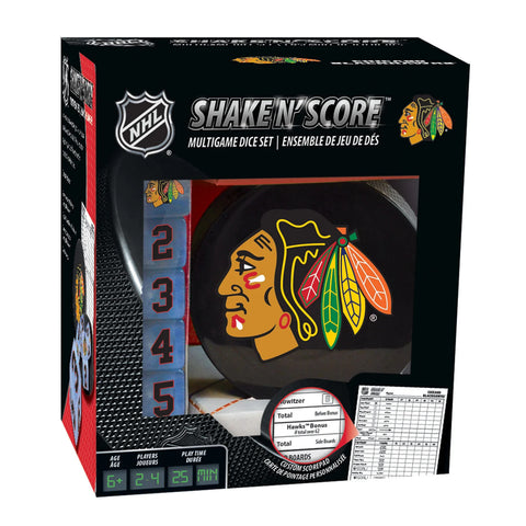 Blackhawks Shake N' Score Dice Game