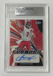 Cameron Rising 2022 Leaf Flash Pre-Production 1/1 Kaleidoscope Red Autographed Rookie Single Card