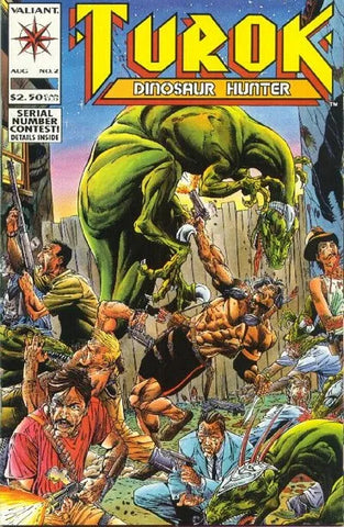 Turok: Dinosaur Hunter Issue #2 August 1993 Comic Book