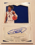 Hornets Devonte Graham 2020 National Treasures 10/10 Patch/Autographed Single Card