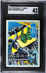 Batman "B" Series 1966 Topps No.36B A Pressing Position SGC Graded 4 Single Card