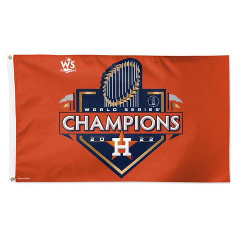 Astros 3x5 House Flag Deluxe 2022 World Series Champs